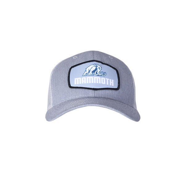 Mammoth gray and white trucker hat